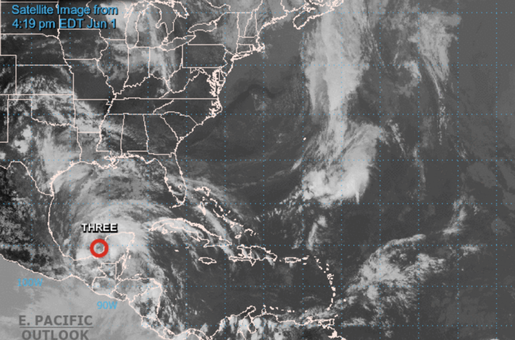 Tropical Depression Three Forms In The Gulf