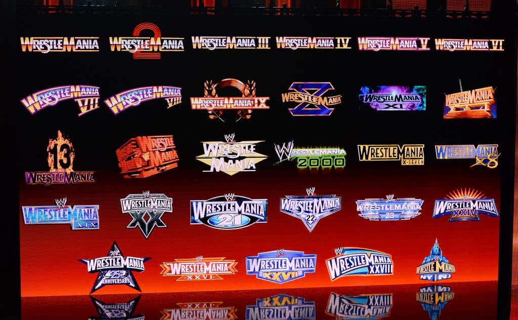 WrestleMania Logos