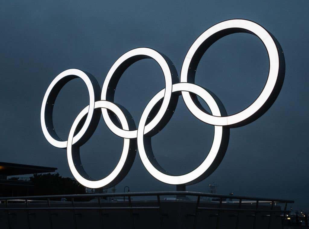 Olympic Rings Unveiled In Yokohama