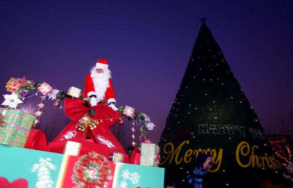 China Prepares For Christmas Holiday