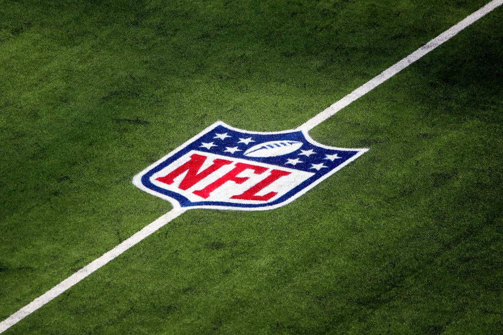 NFL Logo on football field