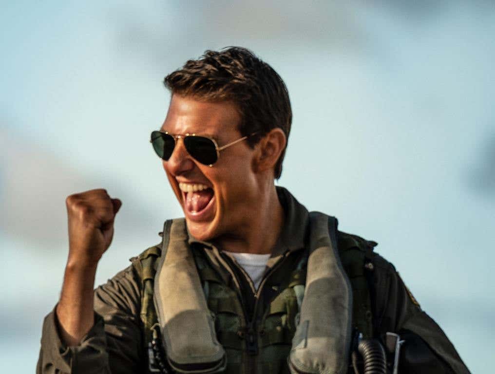 Tom Cruise plays Capt. Pete "Maverick" Mitchell in Top Gun: Maverick from Paramount Pictures, Skydance and Jerry Bruckheimer Films.