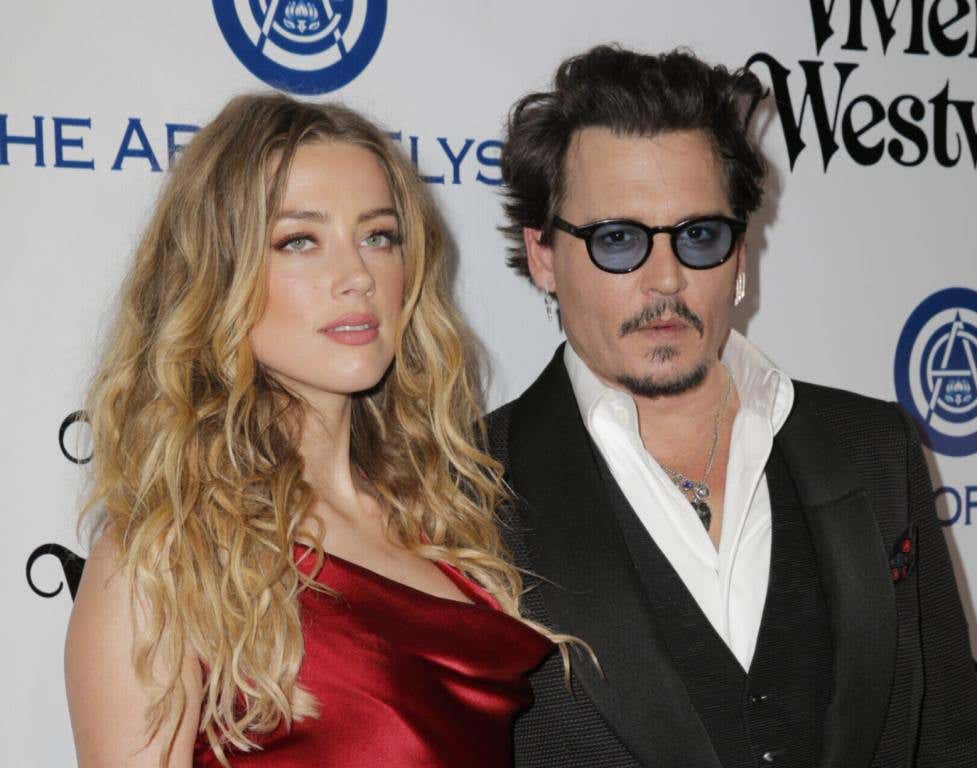 Amber Heard and Johnny Depp