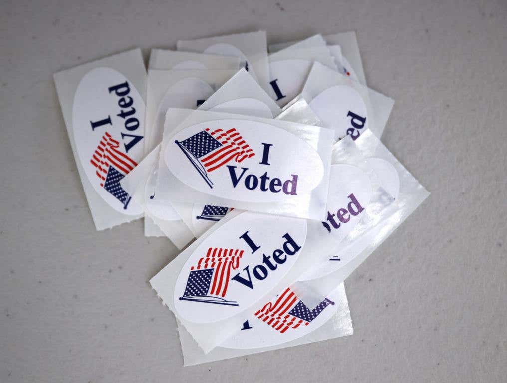 "I Voted" stickers