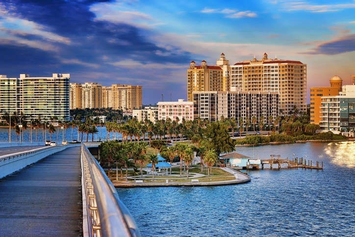 bridge to downtown sarasota