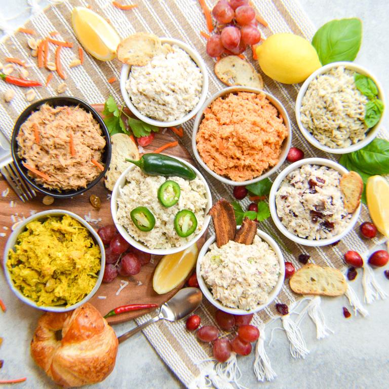 Selection of Twila Mae's Chicken Salad. Twila Mae's Fort Myers