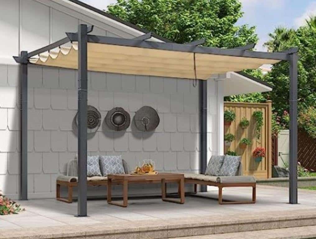 backyard patio pergola