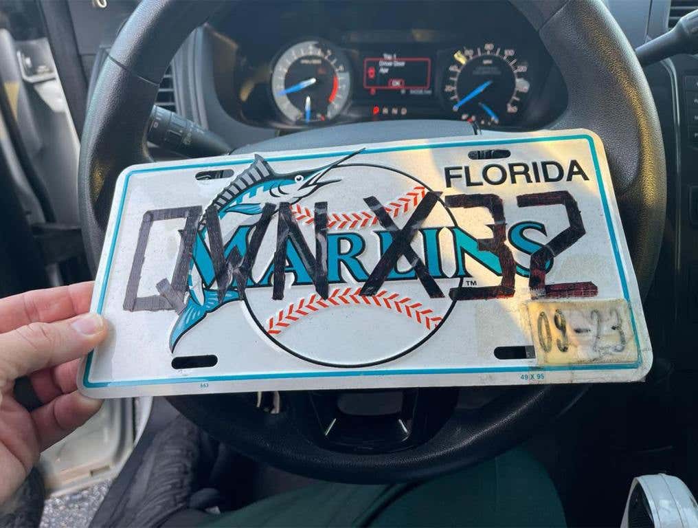 Florida license plate