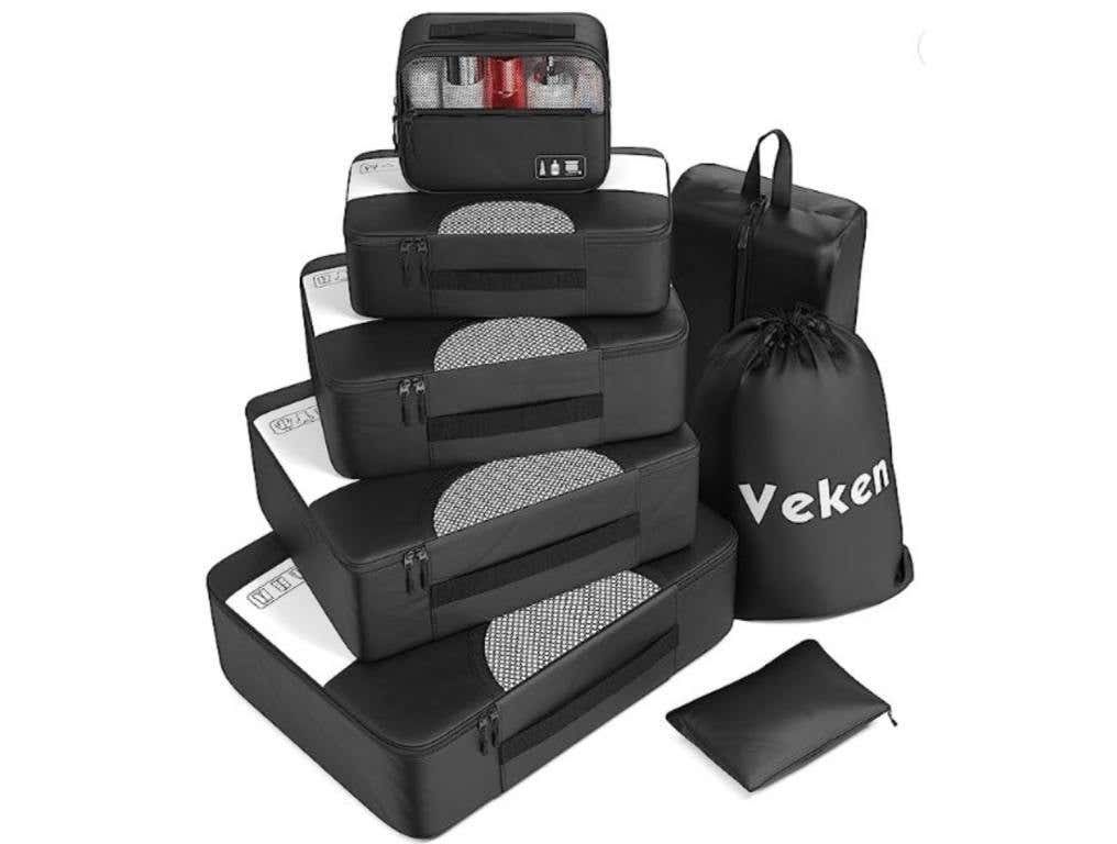 black packing cubes for luggage