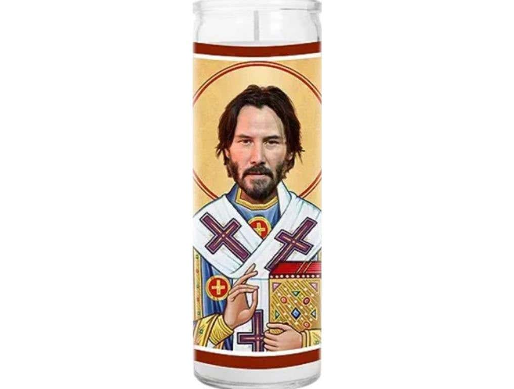 keanu reeves prayer candle