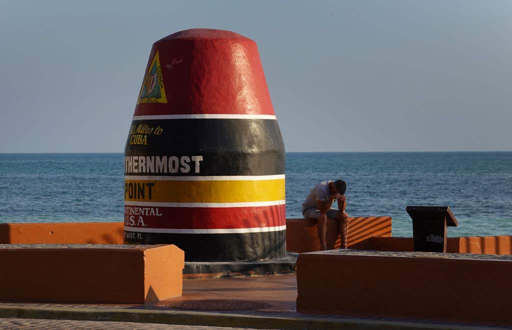 water temperature at the Key West buoy