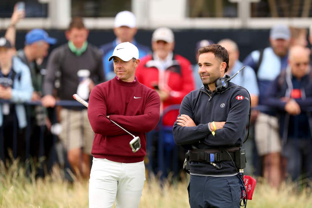 Rory McIlroy at preview day of the Open Championship