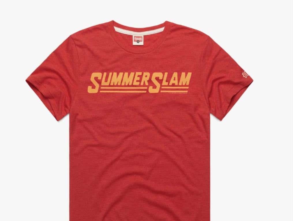 red summerslam wwe shirt