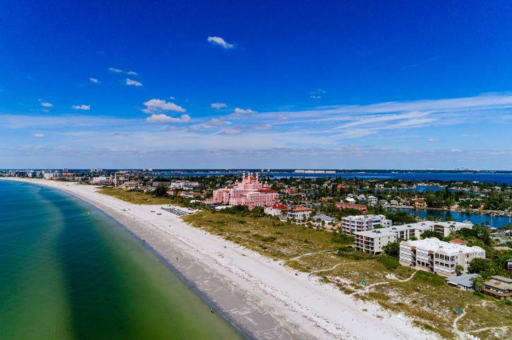 St. Pete Beach aerial