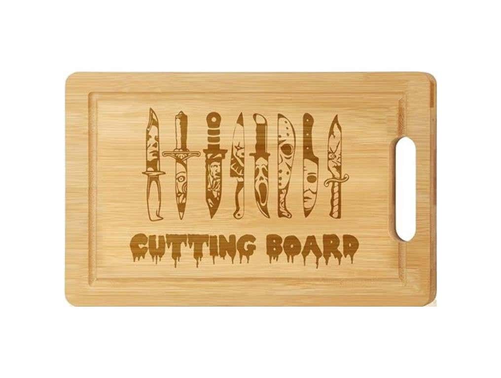 halloween villian cutting board