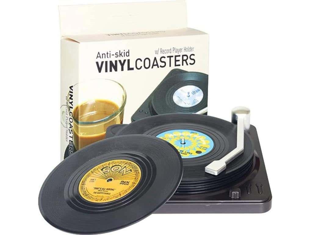 vinyl album coasters