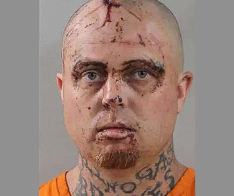 A Florida man, with a neck tattoo that reads "All Gas, No Brakes," led law enforcement on a high-speed chase with his accomplice.