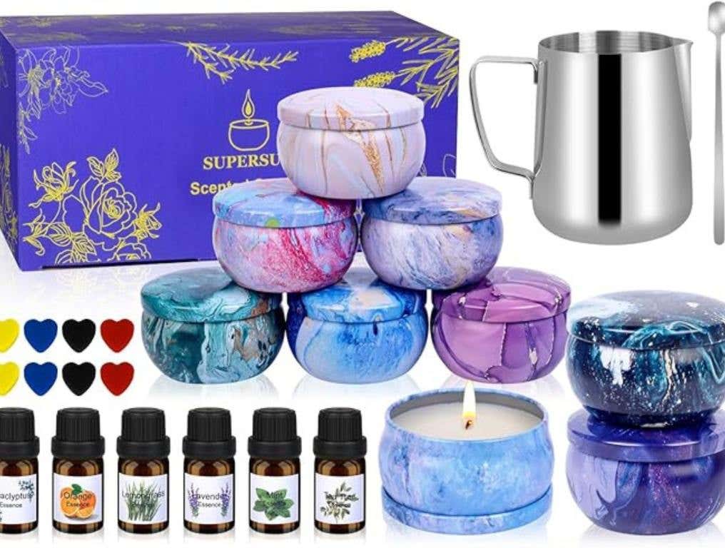 candle making kit with supplies