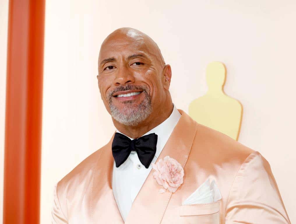 Dwayne Johnson attends the 95th Annual Academy Awards on March 12, 2023 in Hollywood, California.