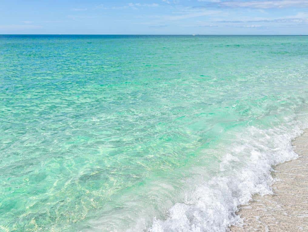 Sunshine over a Florida beach.