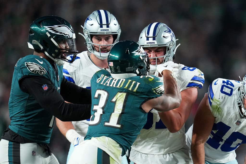 Kevin Byard #31 of the Philadelphia Eagles battles with Jake Ferguson #87 of the Dallas Cowboys during the fourth quarter at Lincoln Financial Field. The 2024 NFL schedule is finally here, including the best NFL games of 2024. Here are five games you have to see.