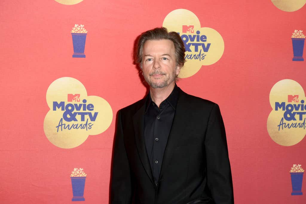 Red carpet, David Spade attends the 2022 MTV Movie and TV Awards. Spade will embark on the 'Catch Me Inside' tour