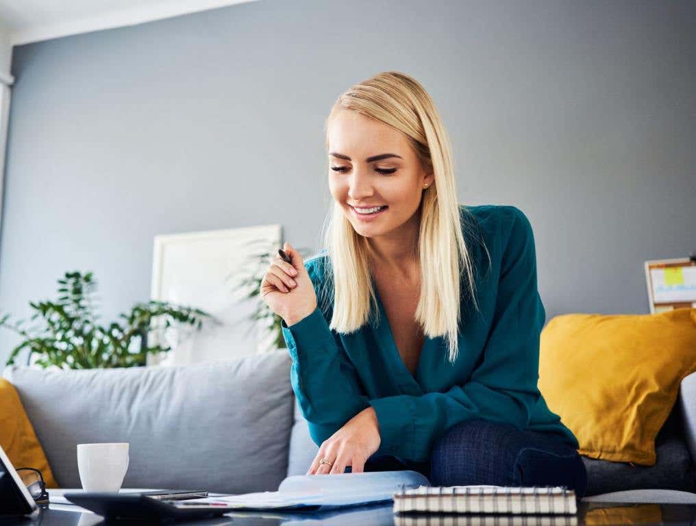 Blonde woman working at home. Certain jobs are quickly increasing in demand, and they're going to be even more valuable down the road.