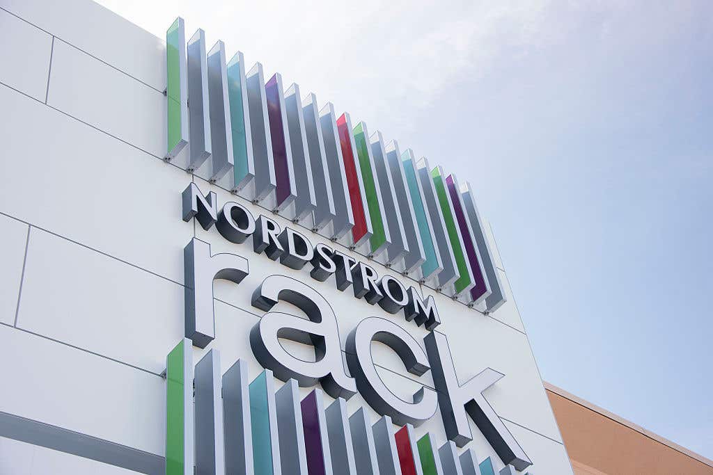 Store front of a Nordstrom Rack in NJ. Nordstrom Rack at Bell Tower opening date