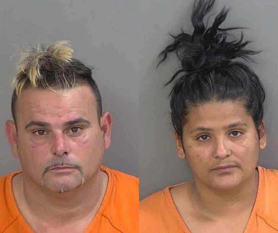 Cops busted two Florida Fentanyl dealers across from a park, seizing enough dope to kill 17,000 people and a hefty stack of cash.