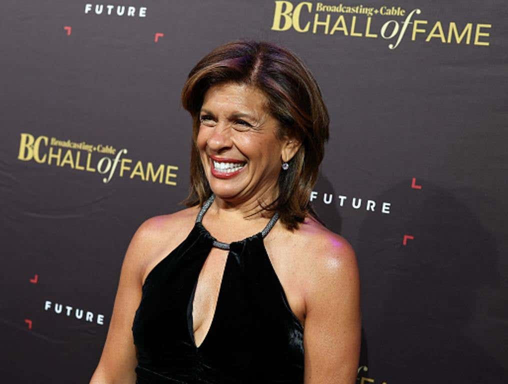 Hoda Kotb attends the 2023 Broadcasting + Cable Hall Of Fame Gala at The Ziegfeld Ballroom on May 03, 2023 in New York City.