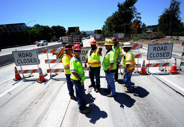 Los Angeles's 405 Freeway Re-Opens Ahead Of Schedule.

Meanwhile,  The Caloosahatchee Bridge and it's 10-week closure will cause major traffic disruptions, inconveniencing many commuters for the sake of a few pedestrians and cyclists.