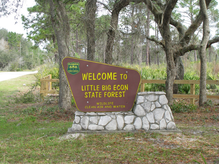 Little-Big-Econ-State-Forest-Welcome-Sign